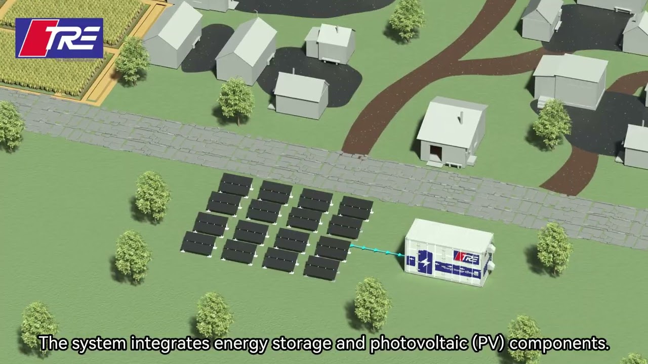 TRE solutions village with Battery Energy Storage System BESS