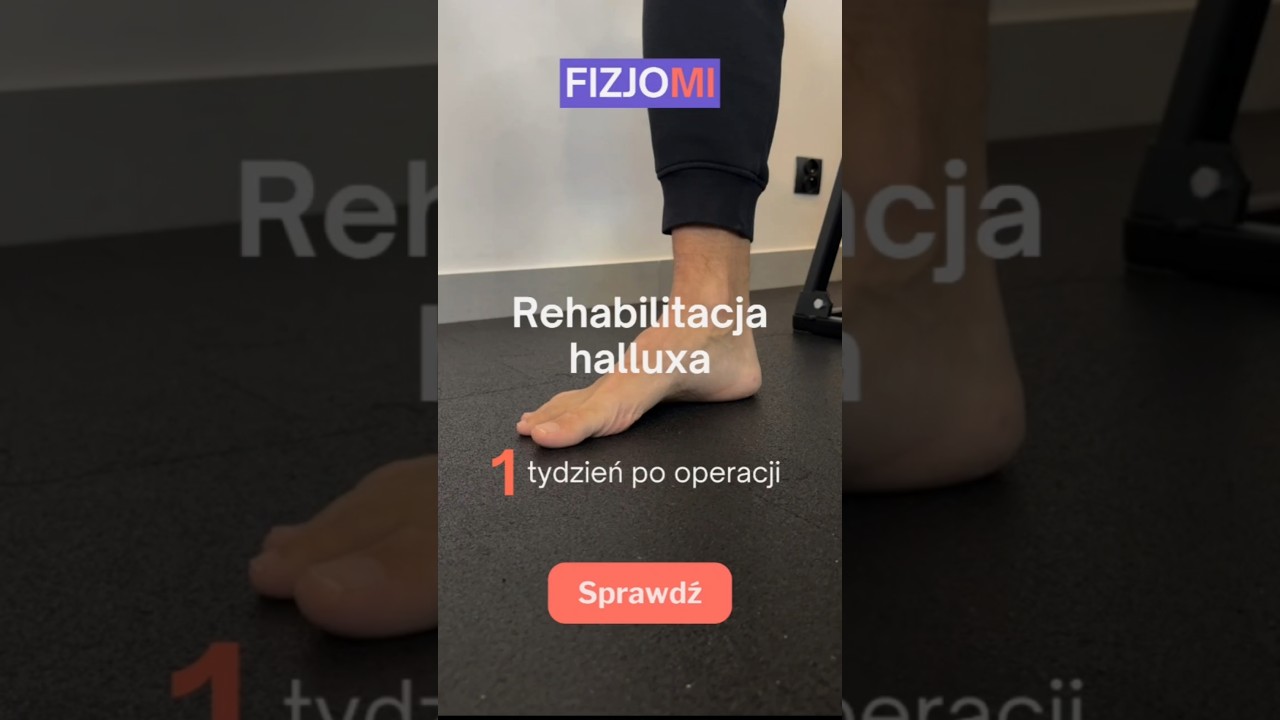 Ćwiczenia na haluksa, 1 tydzień po operacji.