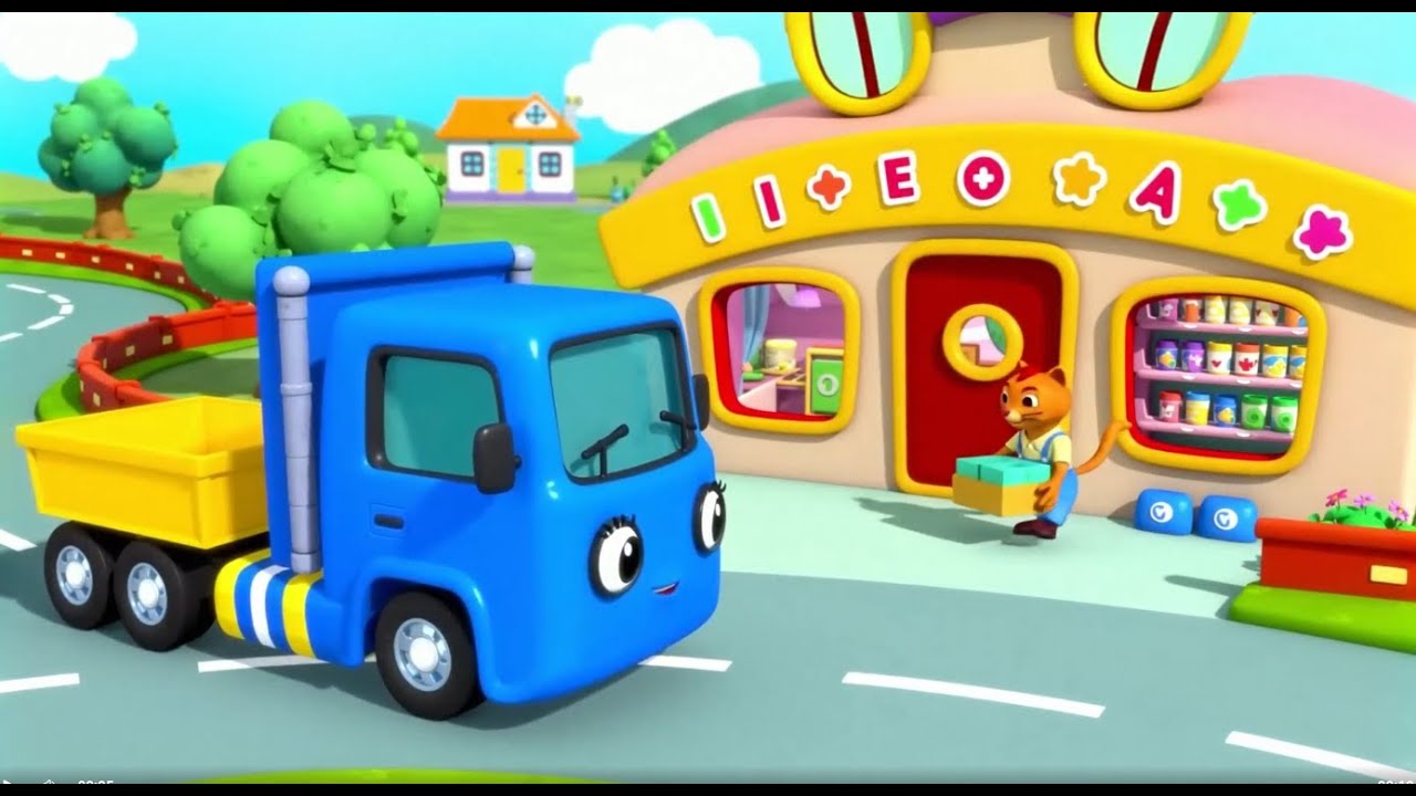 Der blaue LKW – Kinderlied mit Spaß und Schwung