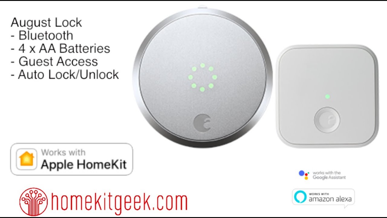 Smarter Security with August Lock (Apple Homekit)
