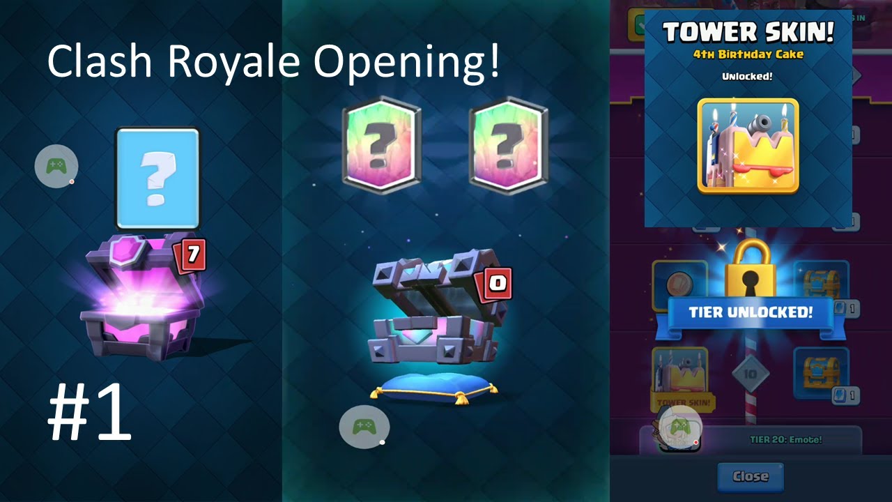 Clash Royale Opening #1! Zwei Legend&auml;ren K&ouml;nigstruhen!