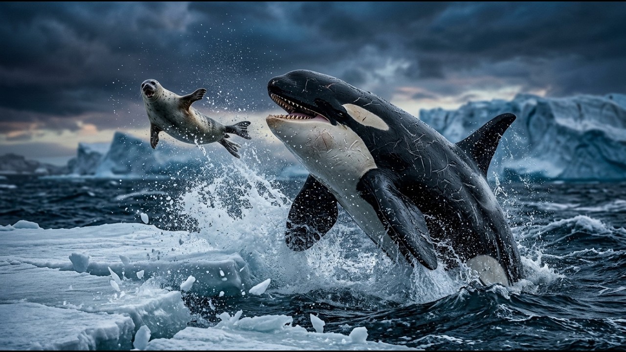 🥇 Orcas Create a Tsunami to Hunt Seal | Arctic’s Smartest Predators