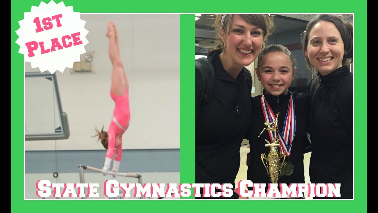 Level 7 State Gymnastics Champion | All-Around, Bars, Beam, Floor | Flippin' Katie