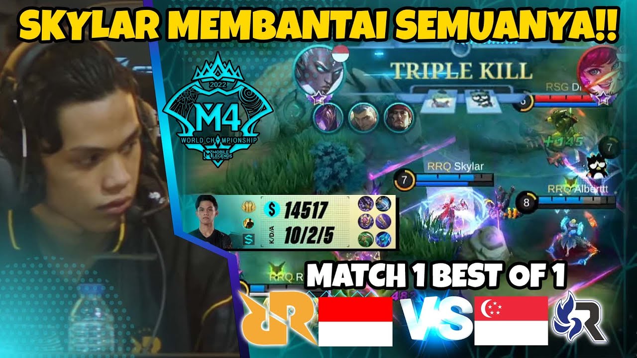 NAISEEEEE RRQ UPPER BRACKET!!! SKYLAR DENGAN KARRIENYA MEMBANTAI SEGALANYA!!! BO 1