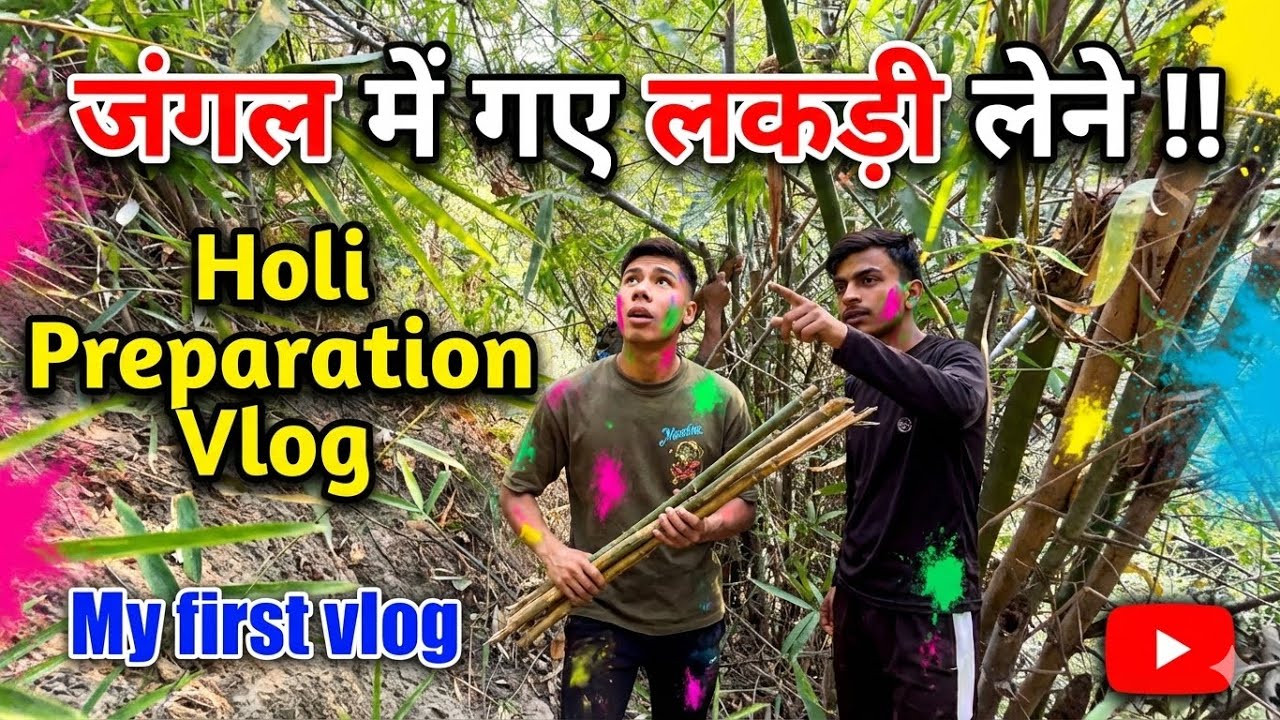 Gau ki holi vlog 