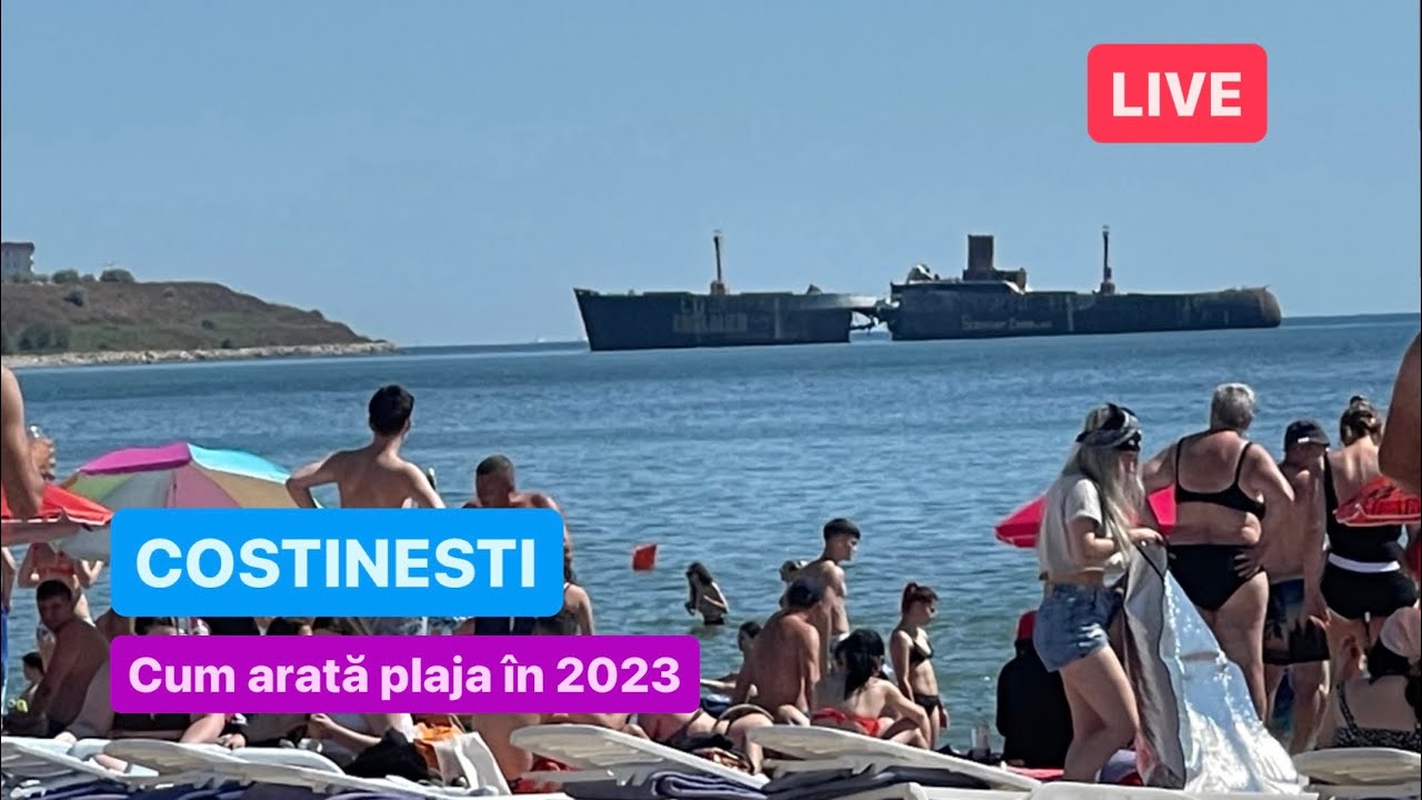🔴LIVE din COSTINEȘTI - Cum arată plaja în 2023!