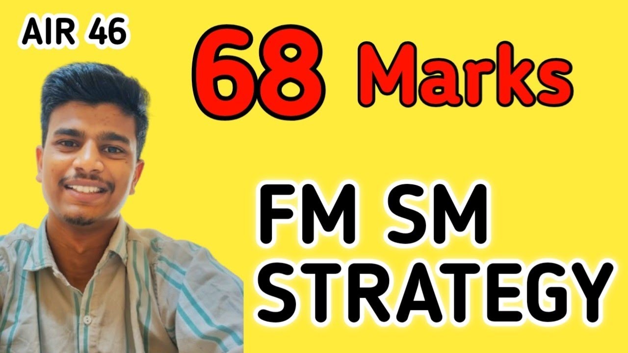 Mastering FM & SM: The Ultimate CA INTER Strategy Guide!