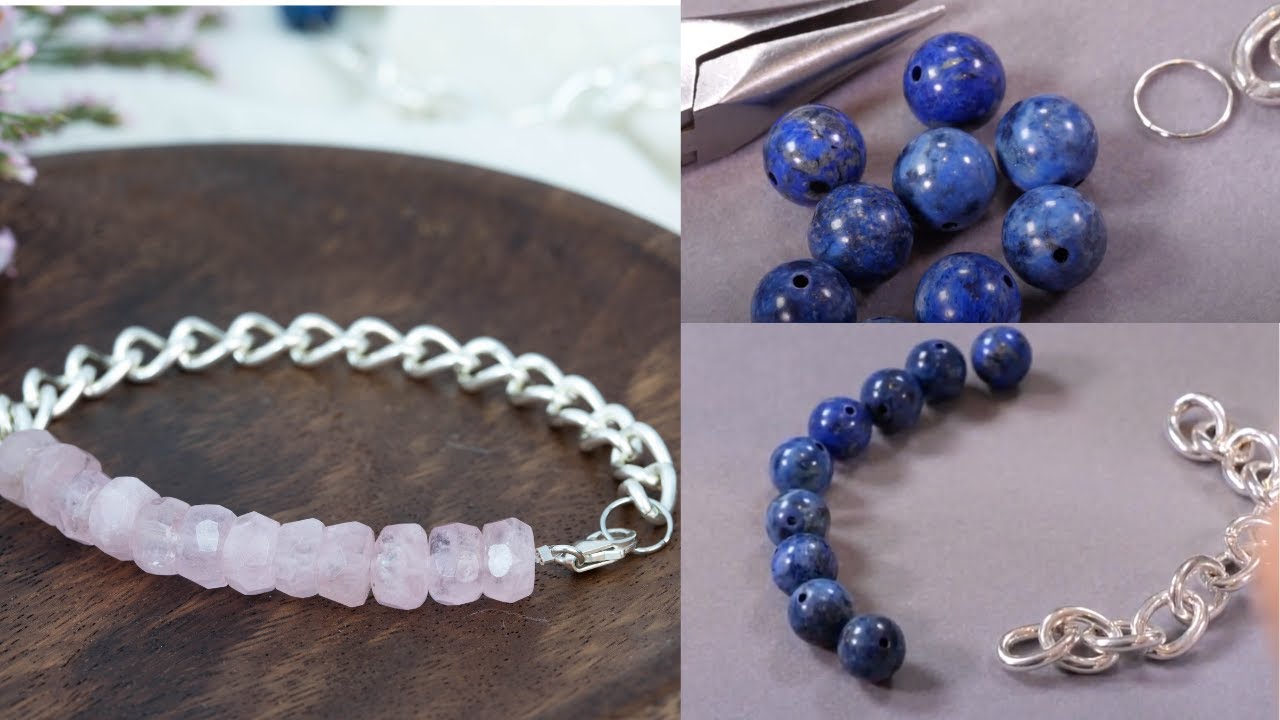 Make a Bead and Chain Bracelet