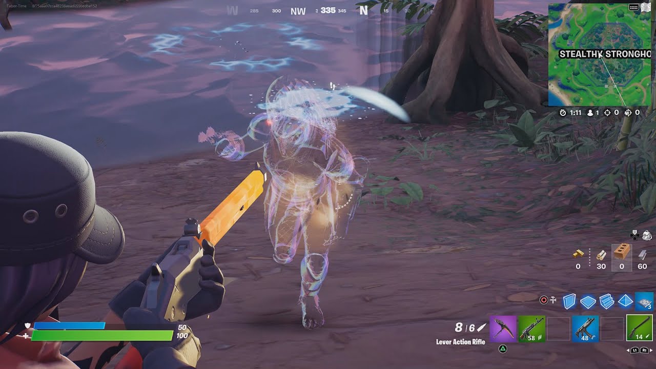 Jack Vs. The Predator Boss In Fortnite (NEW PREDATOR'S CLOAKING DEVICE MYTHIC ITEM GAMEPLAY)