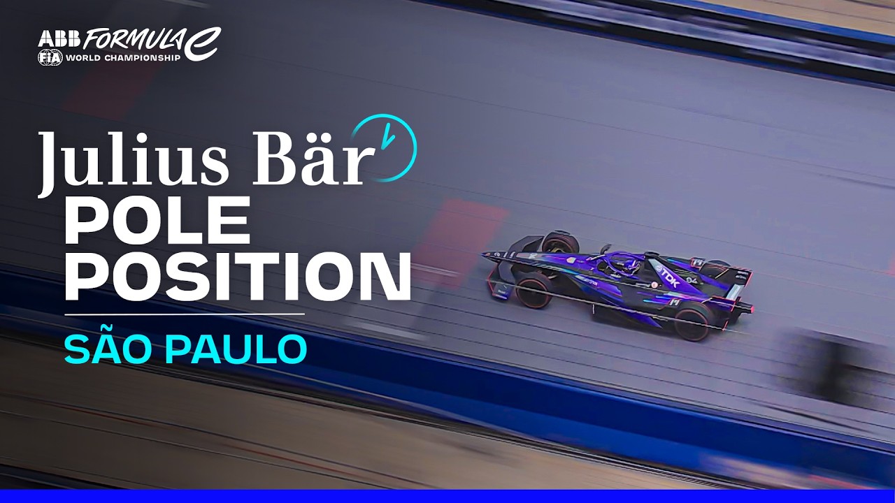 Pascal Wehrlein's Julius Bar Pole Position | 2025 Google Cloud S&atilde;o Paulo E-Prix