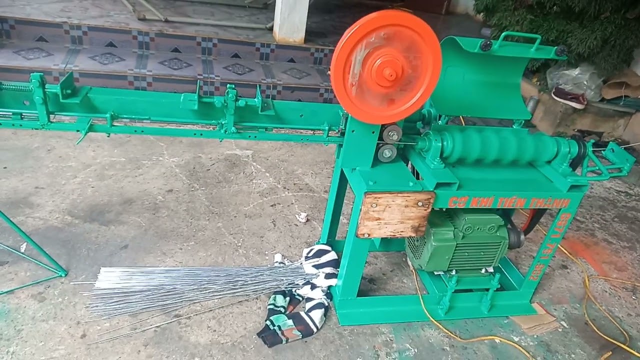 máy duỗi sắt tự động 3mm , làm giá đỡ bát cao su * khách hàng kon tum ,LH 0971761902,