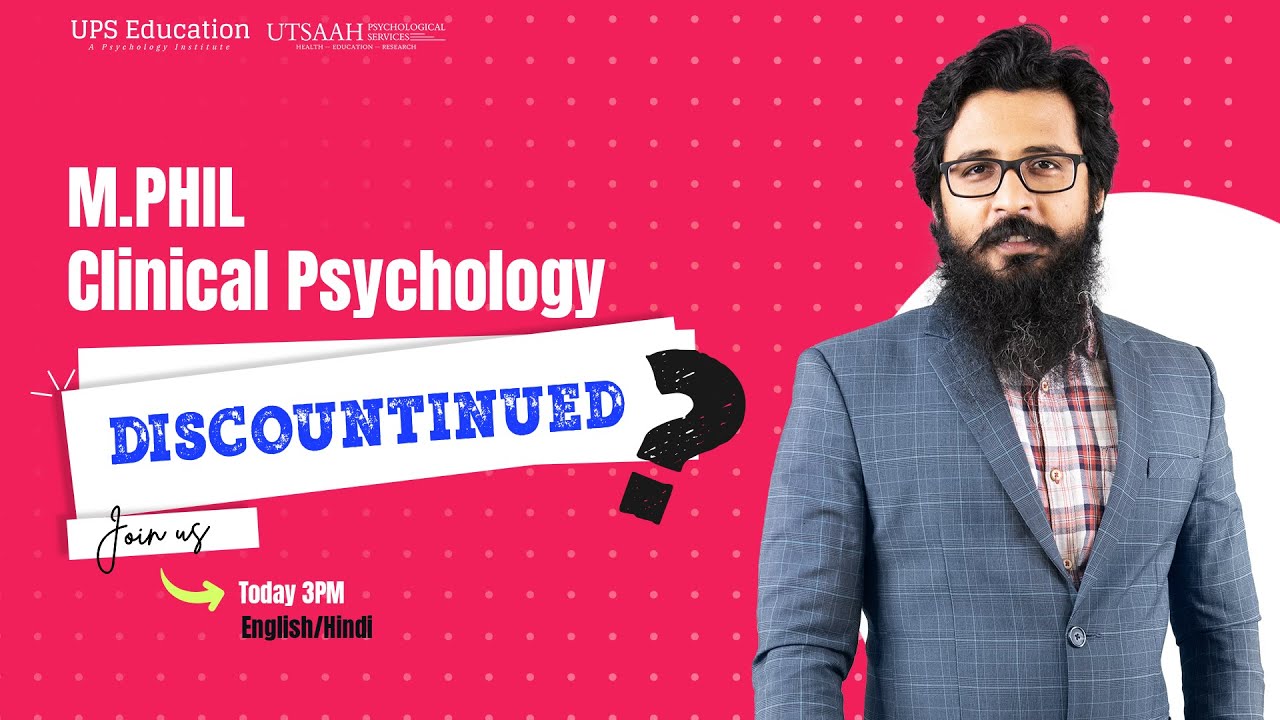 Will #mphil Clinical Psychology be discontinued? #ugcnotifications #mphilclinicalpsychology