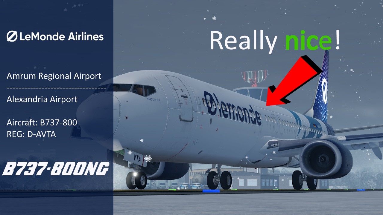 A really nice flight! | Flying on LeMonde (ROBLOX)