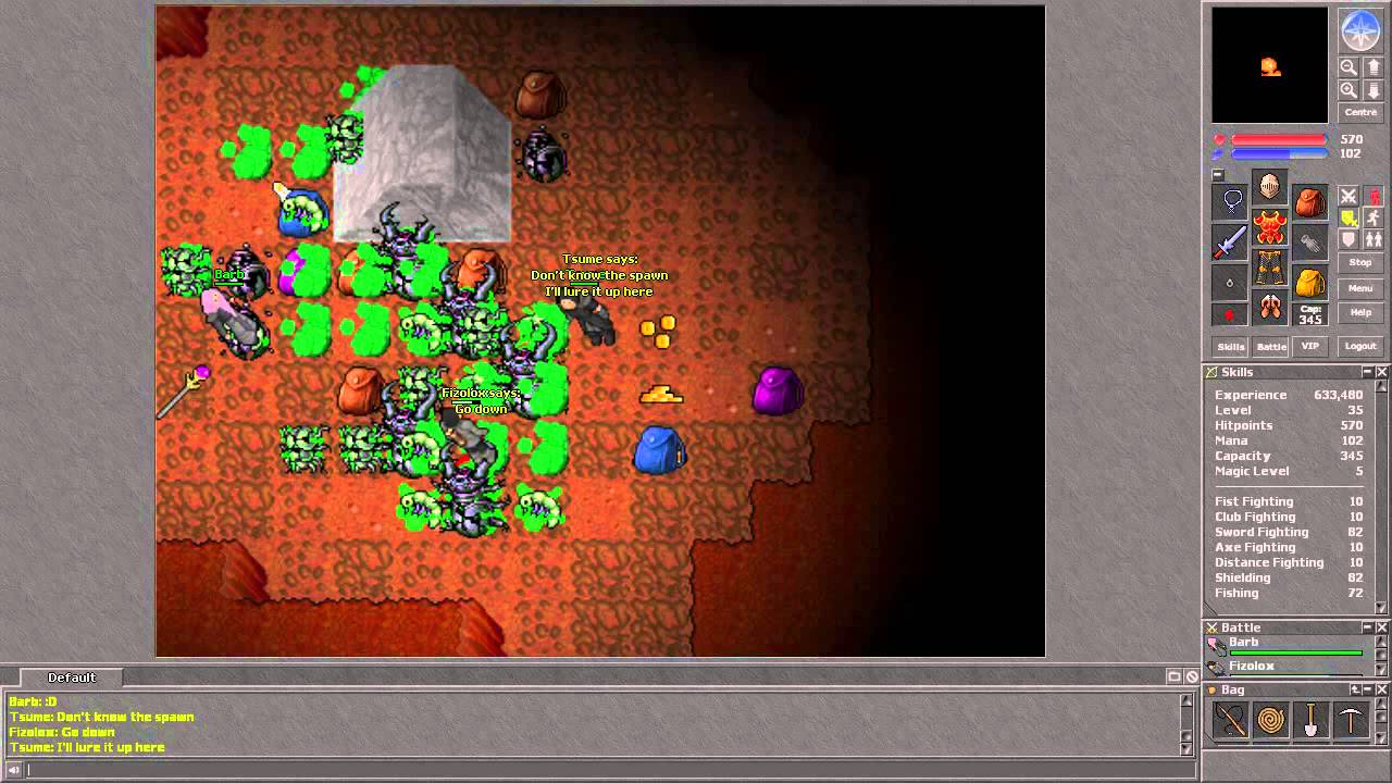 Tibia [7.3] 35 EK solo Ancient Scarab