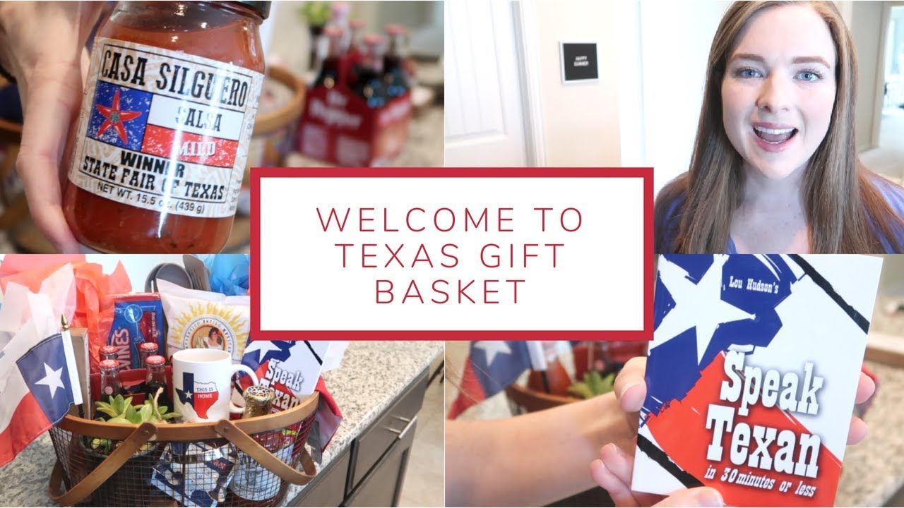 Putting Together a Welcome to Texas Gift Basket