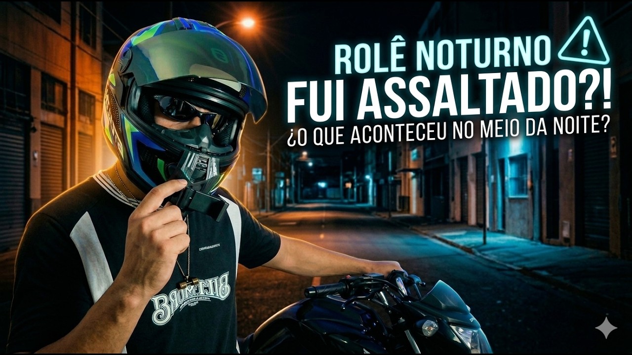 ROLÊ NOTURNO NA CIDADE ACHEI QUE IA SER ASSALTADO 😱
