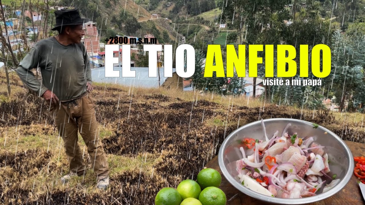 Viajé hasta la SIERRA para visitar al TIO ANFIBIO ||🥶+2800 m.s.n.m