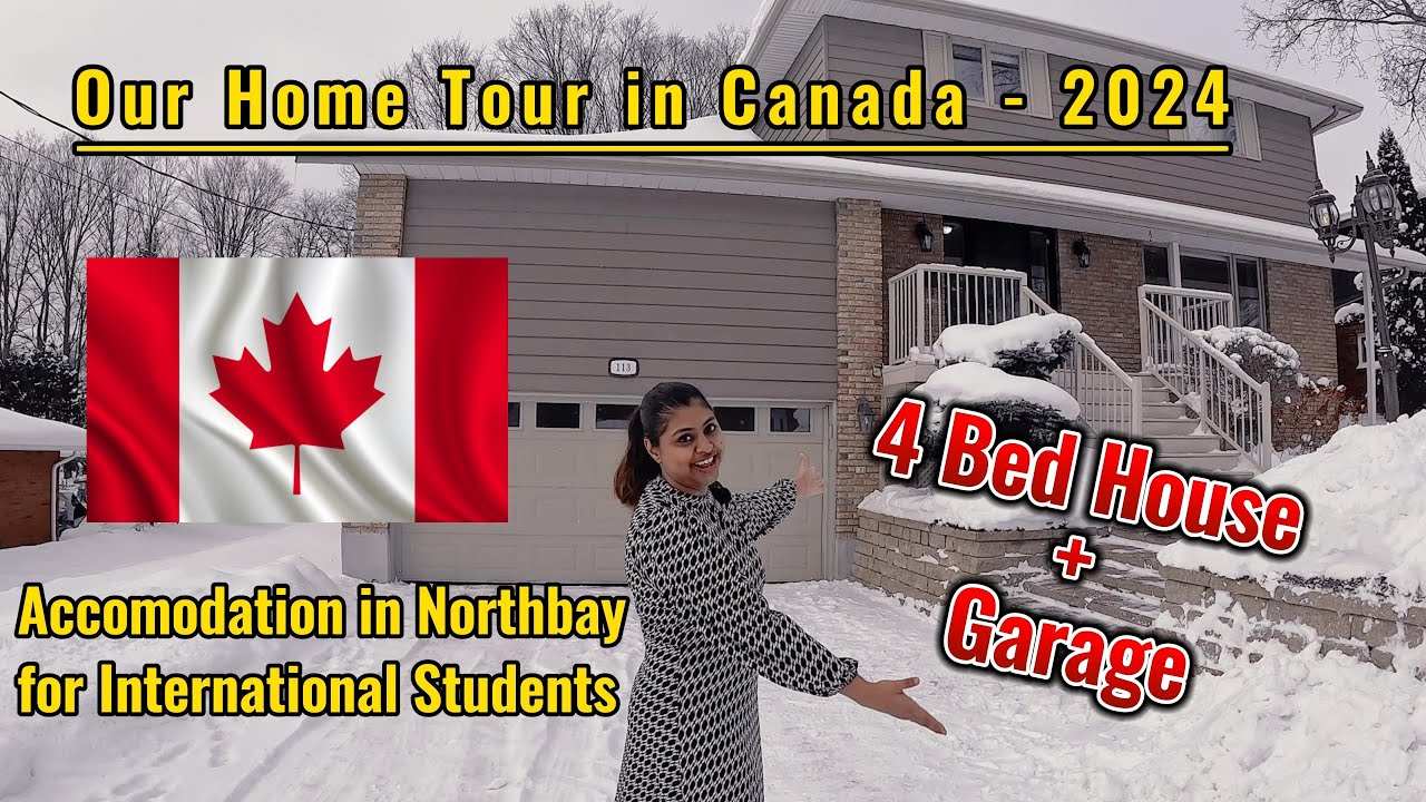 Our Home Tour in North Bay, Canada | Accommodation for International Students | 2024 | Jan Intake