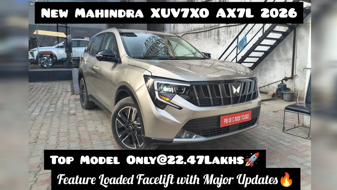 New Mahindra XUV 7XO AX7L 2026 ✅ | Features TOP MODEL ONLY @22.47 LAKHS | Full Review 😍🔥