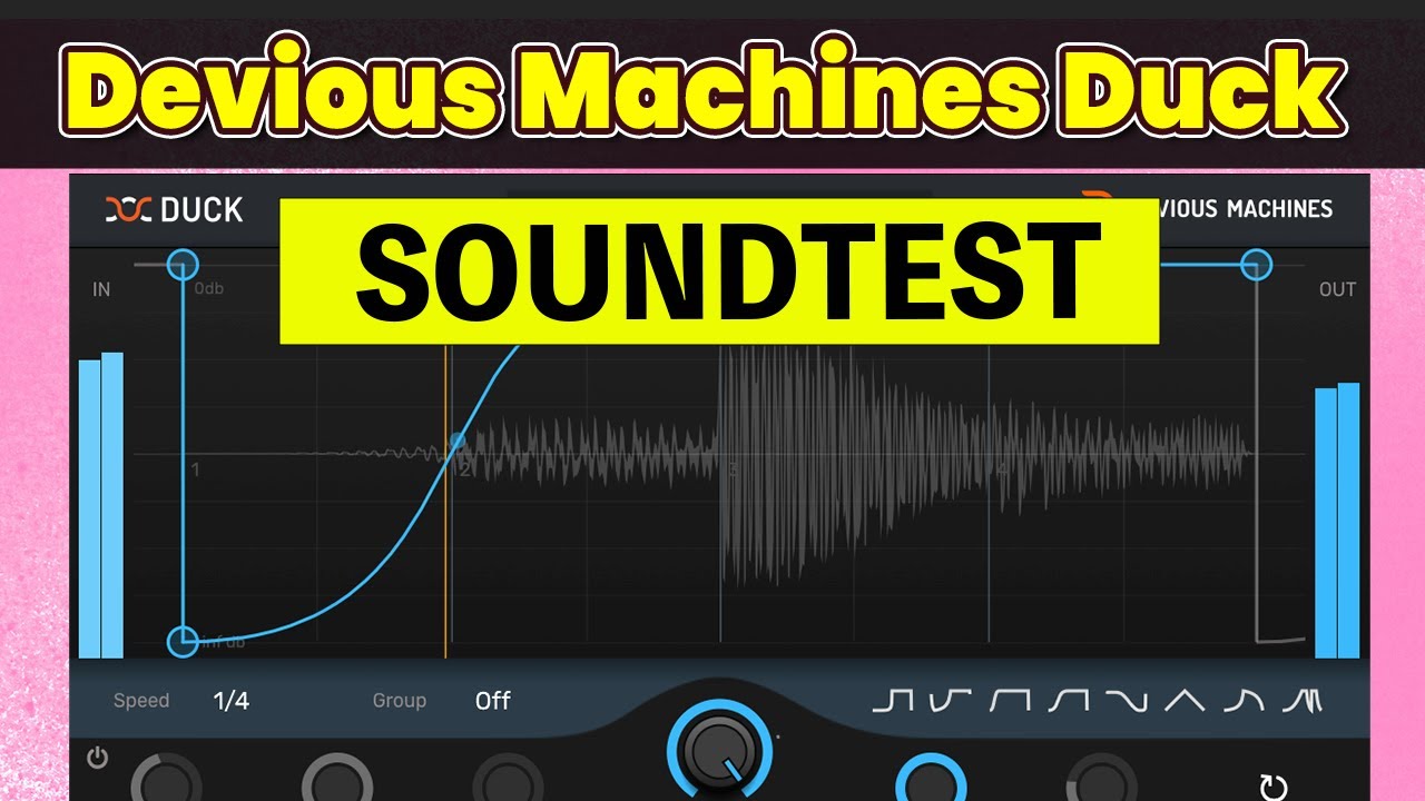 『Devious Machines Duck』 Sound Test /  VS ShapeMod,cableguys