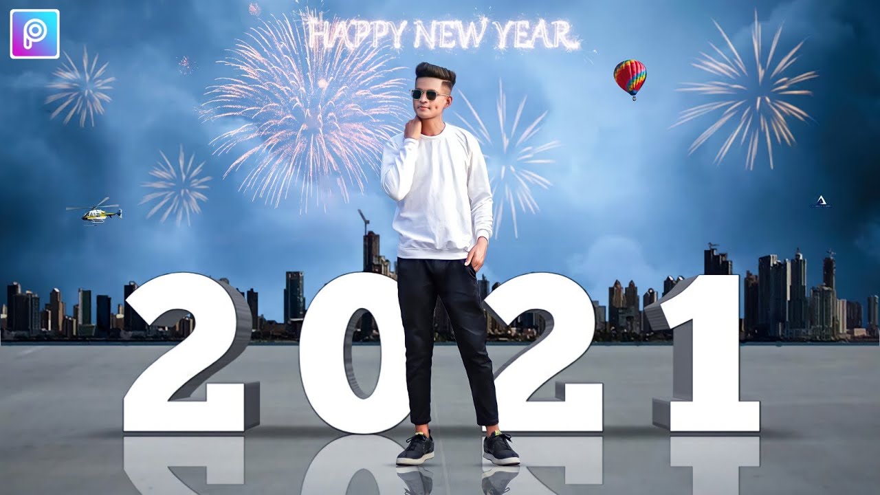 Happy New Year 2021 Concept Photo Editing in Picsart || Happy New Year Photo Editing 2021