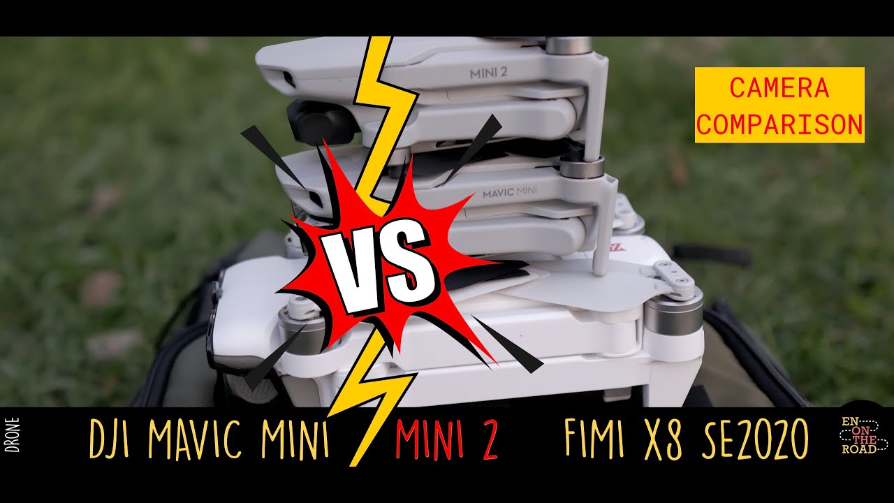 DJI MAVIC MINI 1 vs MINI 2 vs FIMI X8 SE 2020 - CAMERA COMPARISON TEST VIDEO 4K e FOTO RAW