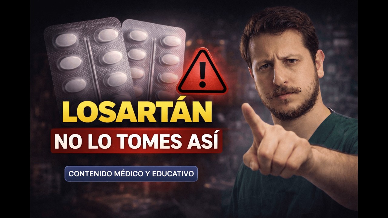 Si tomas LOSARTAN evita esto: Dosis correcta y Efectos Reales