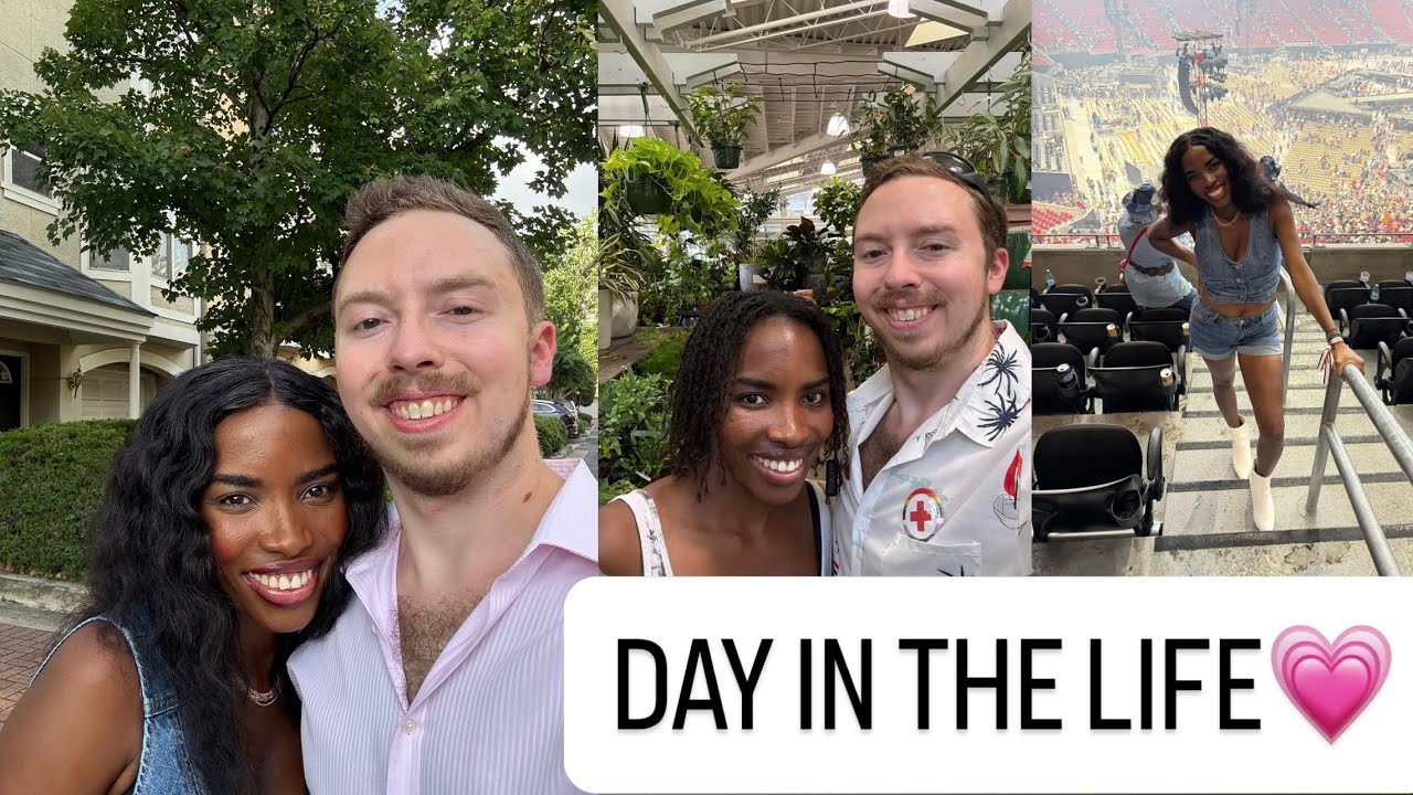 SPEND THE DAY WITH US! plant shopping, thrifting, cowboy carter concert 🐎