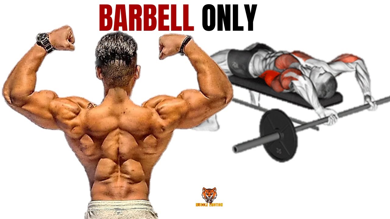 7 BEST BACK EXERCISES WITH BARBELL AT GYM