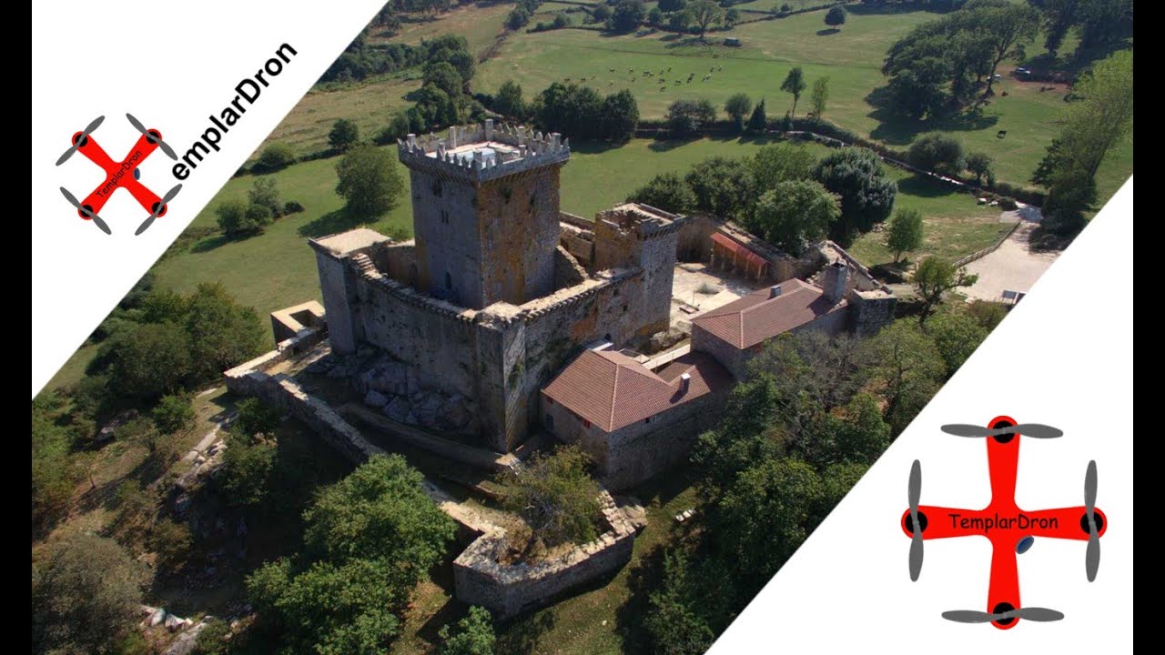 Castillo del Pambre desde dron