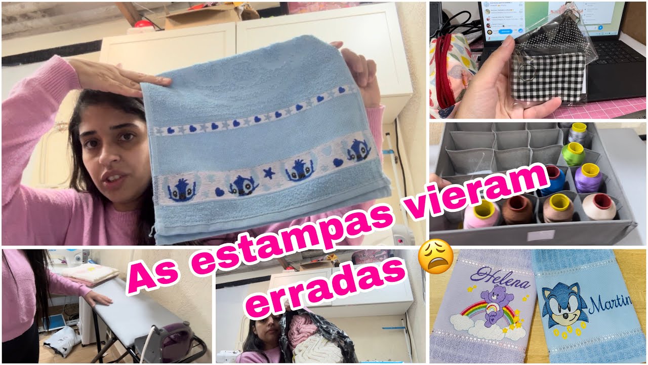 Alguns dias aqui comigo no ateliê 😍vem ver o que estou fazendo 🤩chegou a tábua de passar 🙏🏼🙌🏼