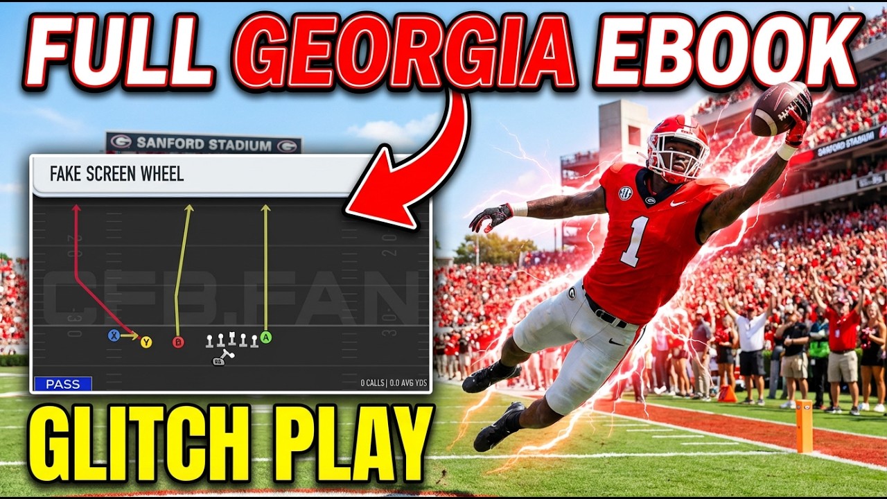 Как создать самую мощную атакующую схему в CFB 26! (Полная электронная книга по Джорджии)
