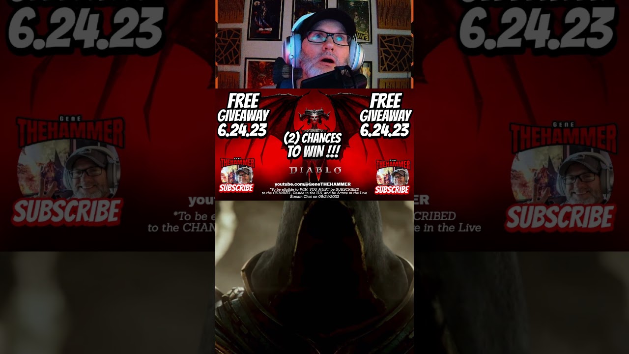 ⚒(2) FREE COPIES OF DIABLO 4🔥GIVEAWAY 6/24/23 #diablo4 #giveaway #shorts #short #shortvideo #funny