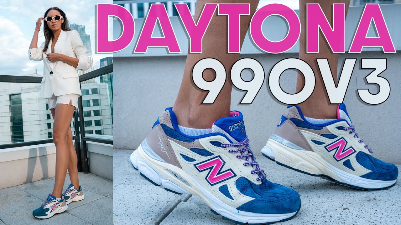 THIS brought out my INNER GAMER!  KITH x New Balance 990v3 Daytona Review and How to Style