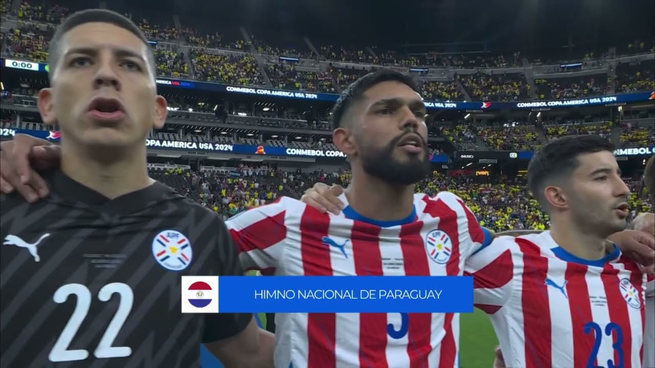 Paraguay National Anthem vs Brazil (Copa America 2024$