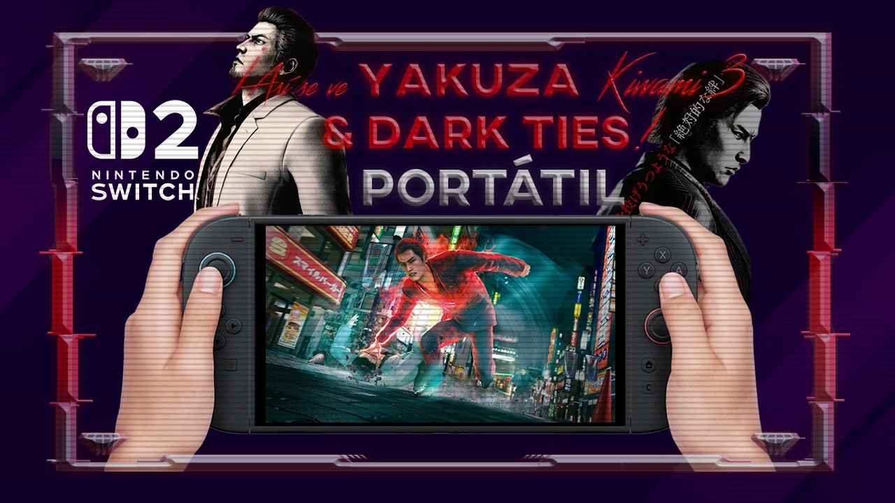 Como se ve Yakuza Kiwami 3 & Dark Ties en Switch 2 - Demo