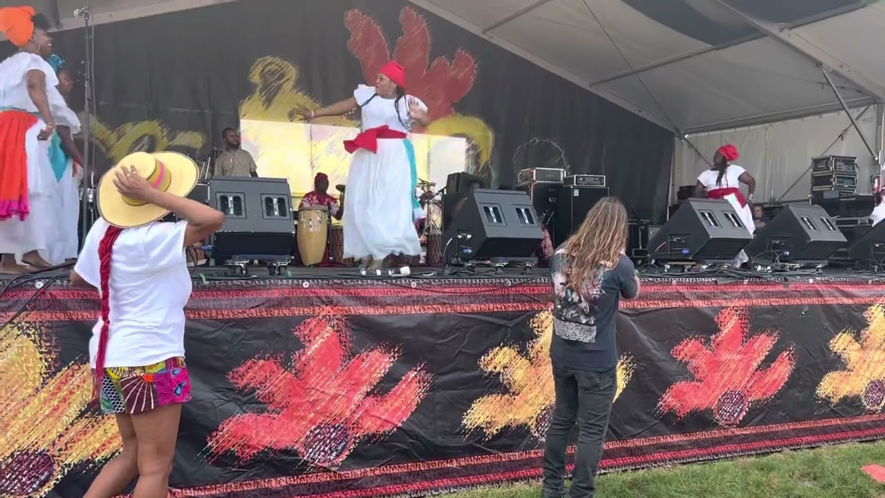 Jazz Fest Kumbuka African Dance  Calinda Solos