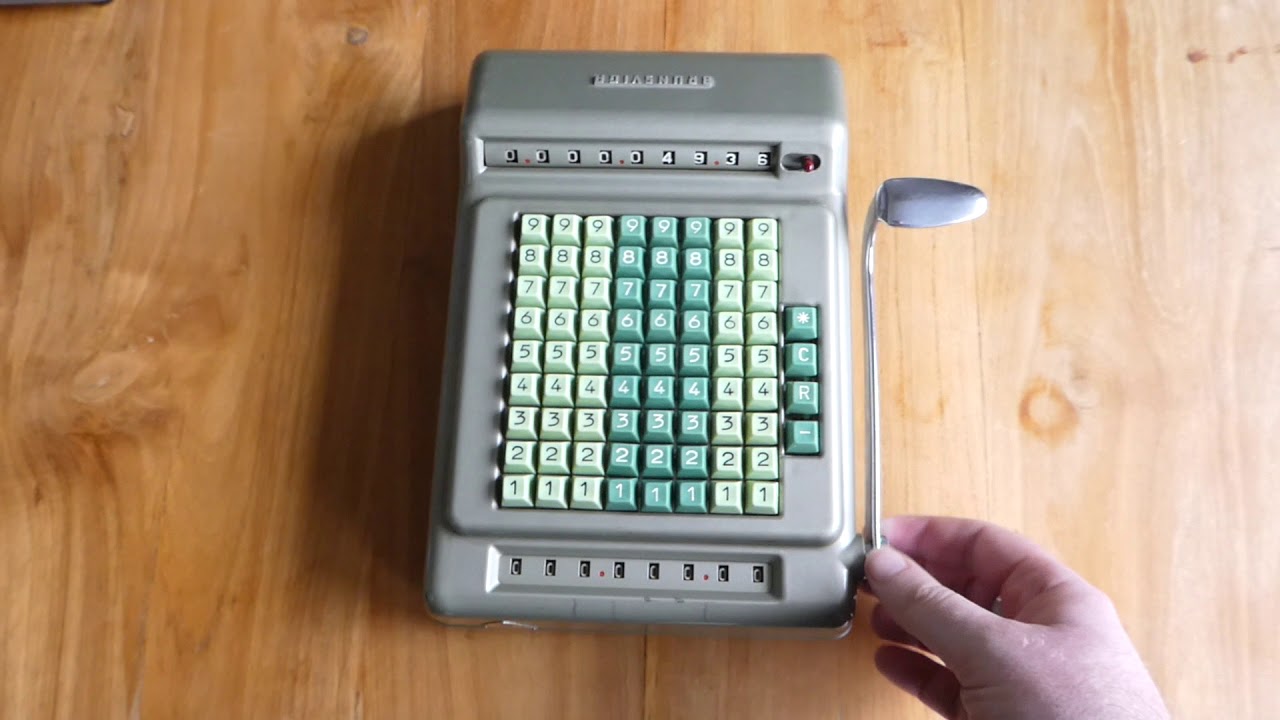 Brunsviga 90 TA adding machine