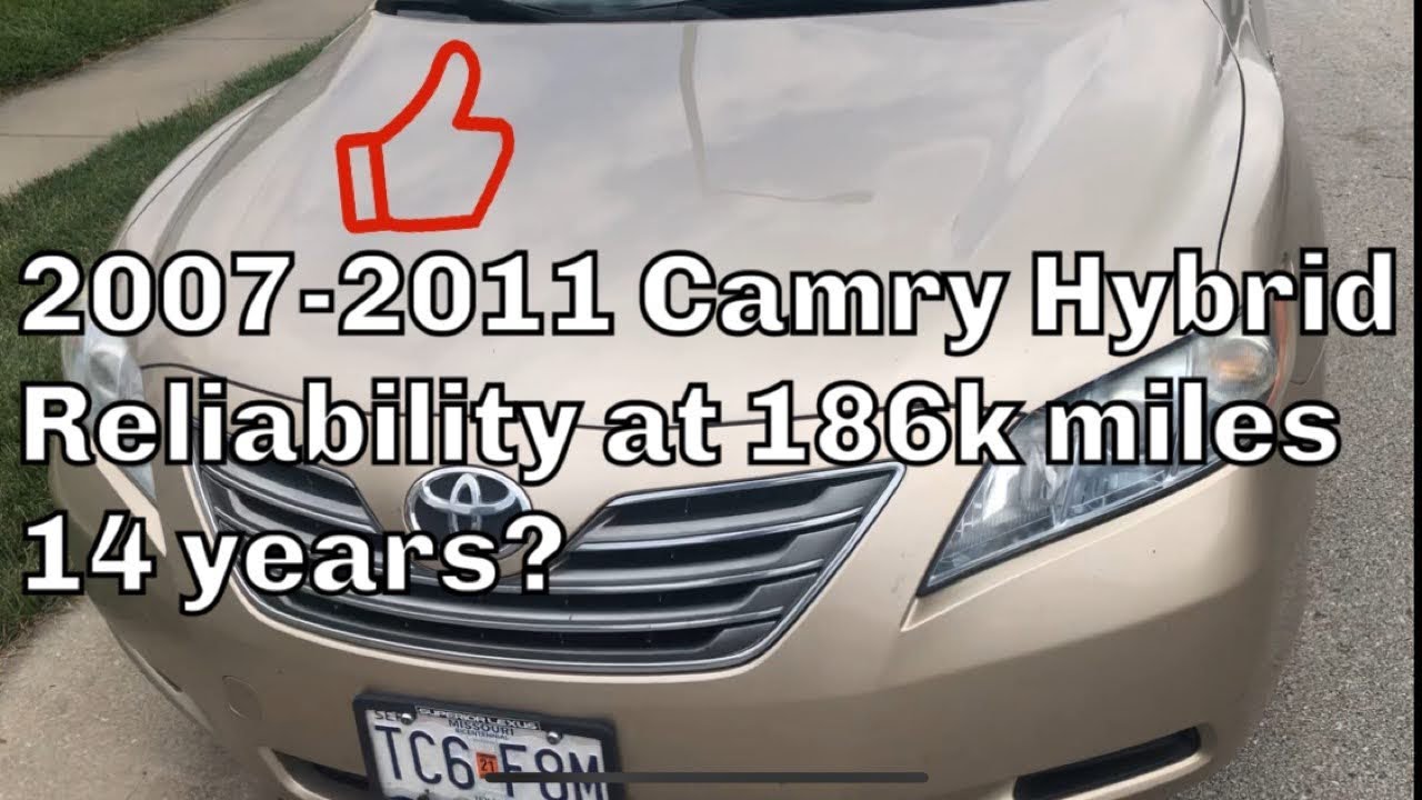 2007 - 2011 Toyota Camry Hybrid Reliability after 186k miles and 14 years review.