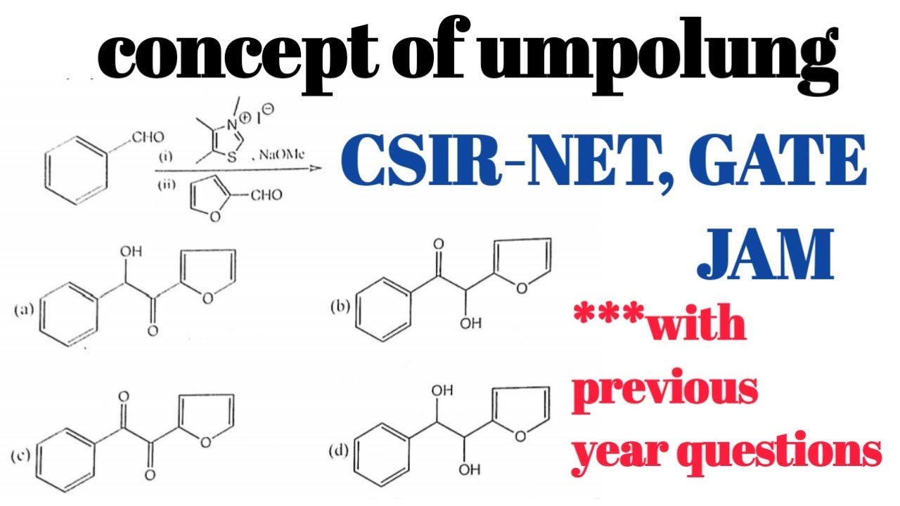 Concept of umpolung: questions from csir-net exam