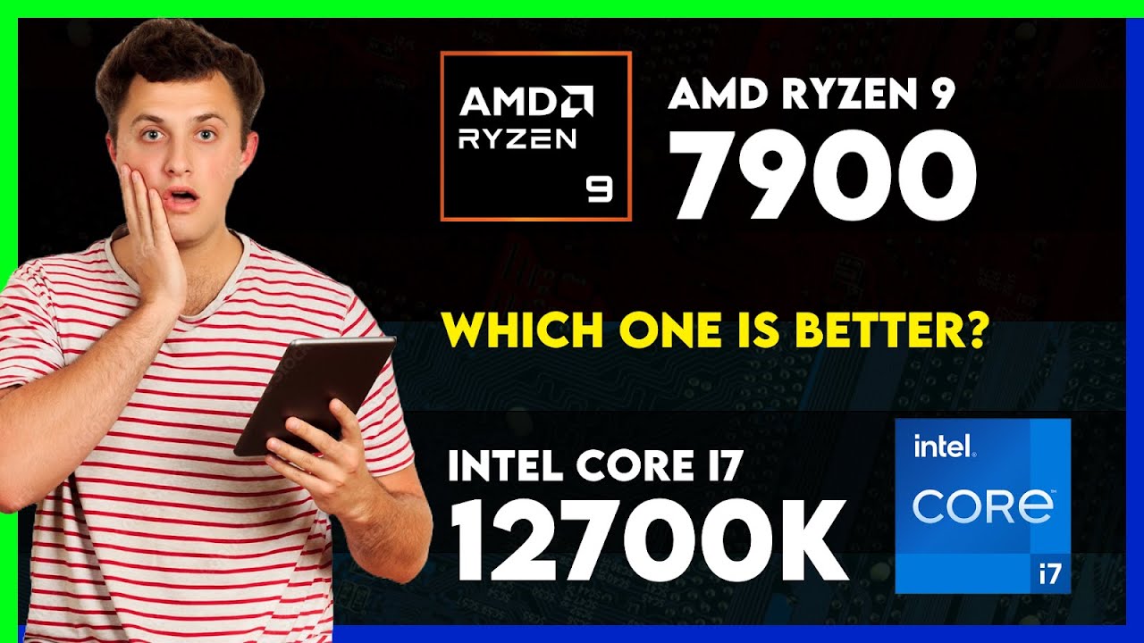 AMD Ryzen 9 7900 vs Intel Core i7 12700K Comparison