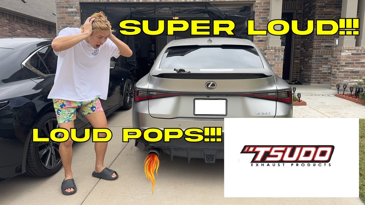 (Lexus IS350 2021+) Tsudo Mid-Pipe w/ Revs and Fly-bys!!