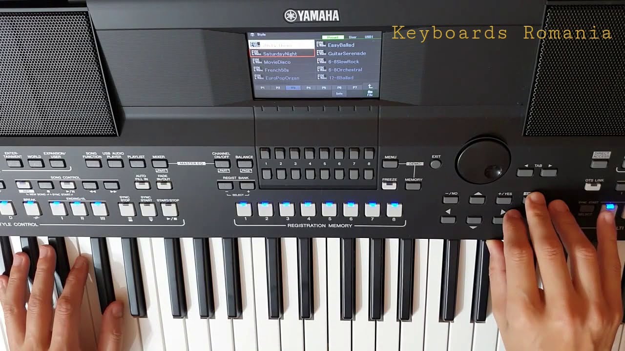 Yamaha PSR-SX600 - Entertainment Styles Category