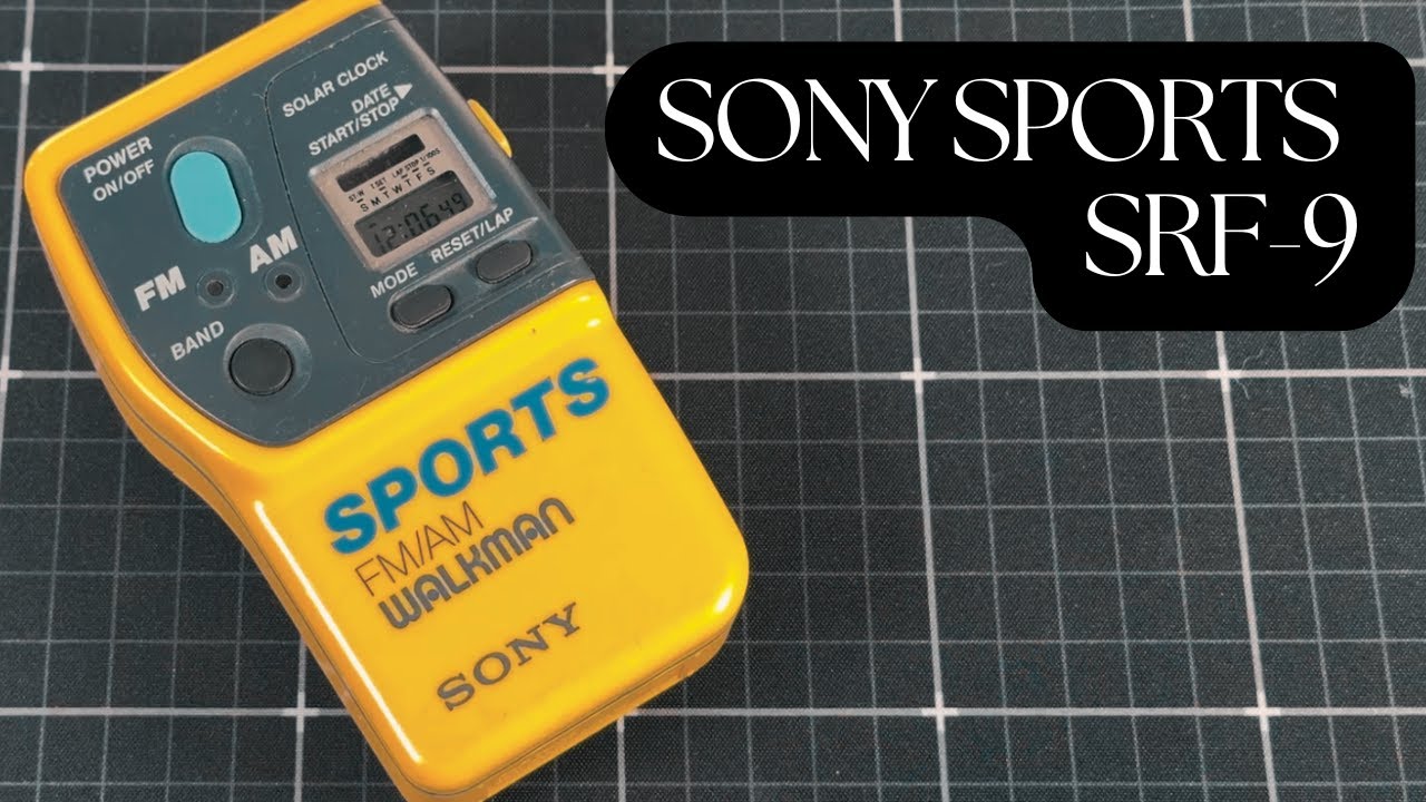 ¿Un Walkman con Reloj SOLAR? ☀️ Mantenimiento Sony SRF-9