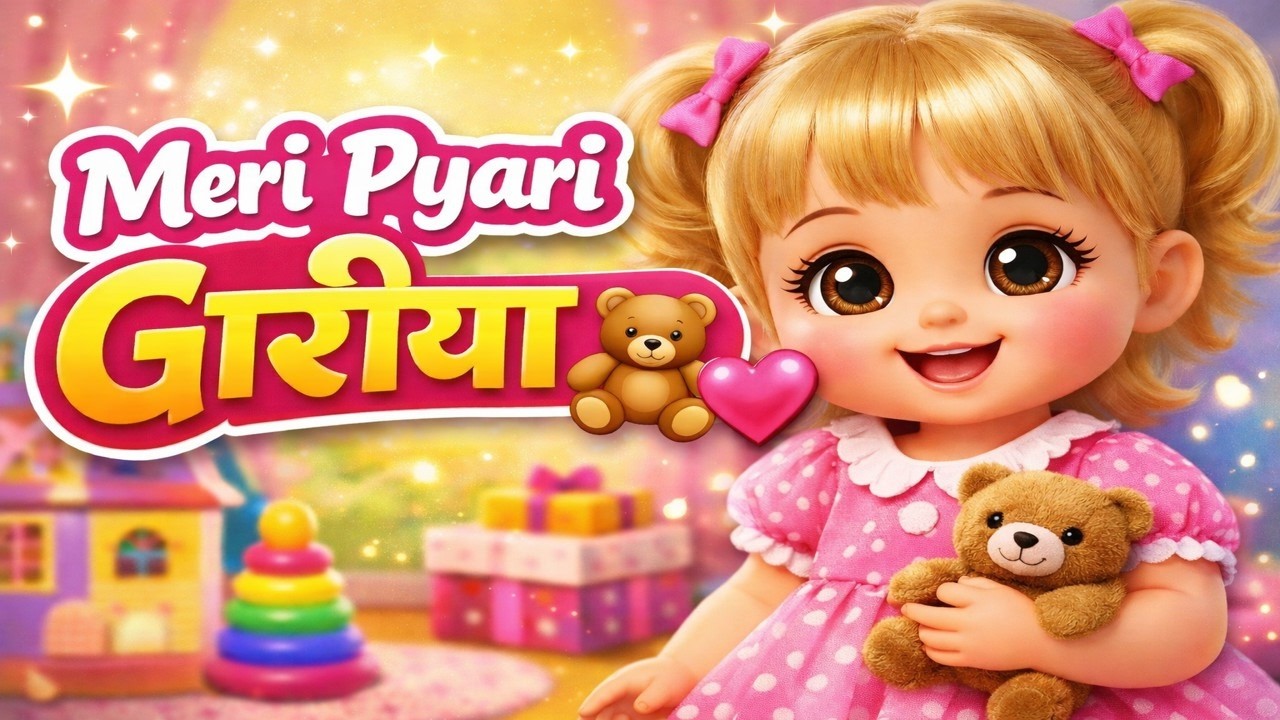 Guriya Song for Kids | मेरी प्यारी गुड़िया | Hindi Nursery Rhyme for Babies & Toddlers