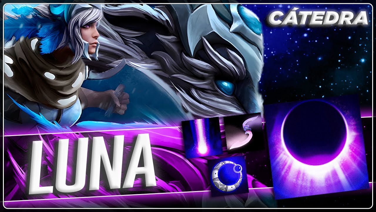 ABUSAR DEL ENEMIGO Y GANAR EL DOTA SOLO!! CON LUNA #CÁTEDRA