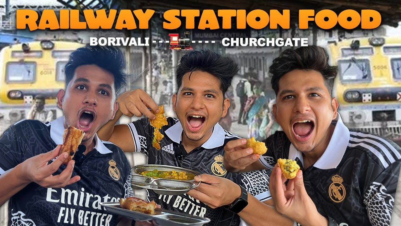 Eating Food Items At INDIAN RAILWAY STATION | Pramod Rawat