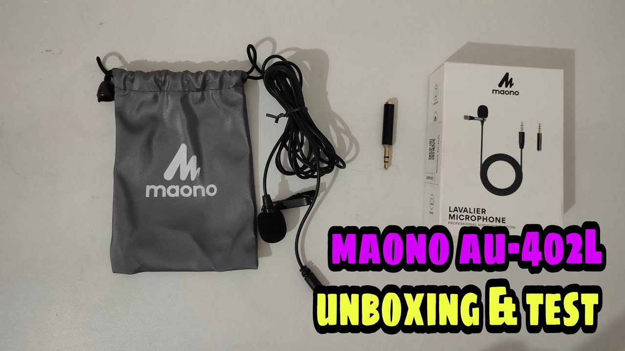 Maono AU-402L Unboxing & Review | Best Budget Quality for Motovlogging