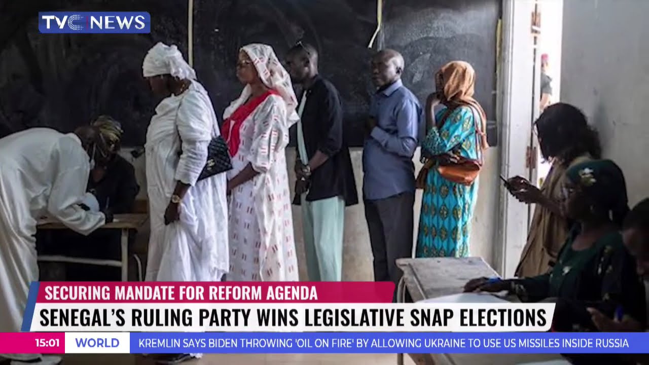 Senegal's Ruling Party Wins Legislative Snap Elections