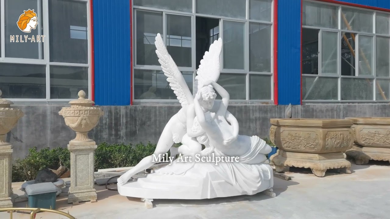 Famous Marble Cupid and Psyche Replica from Mily Art Sculpture